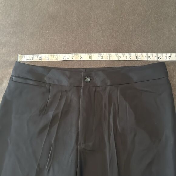 Women’s Black 2 Piece Pant Suit One Button Formal Office Wedding Size L NWT - Picture 10 of 16